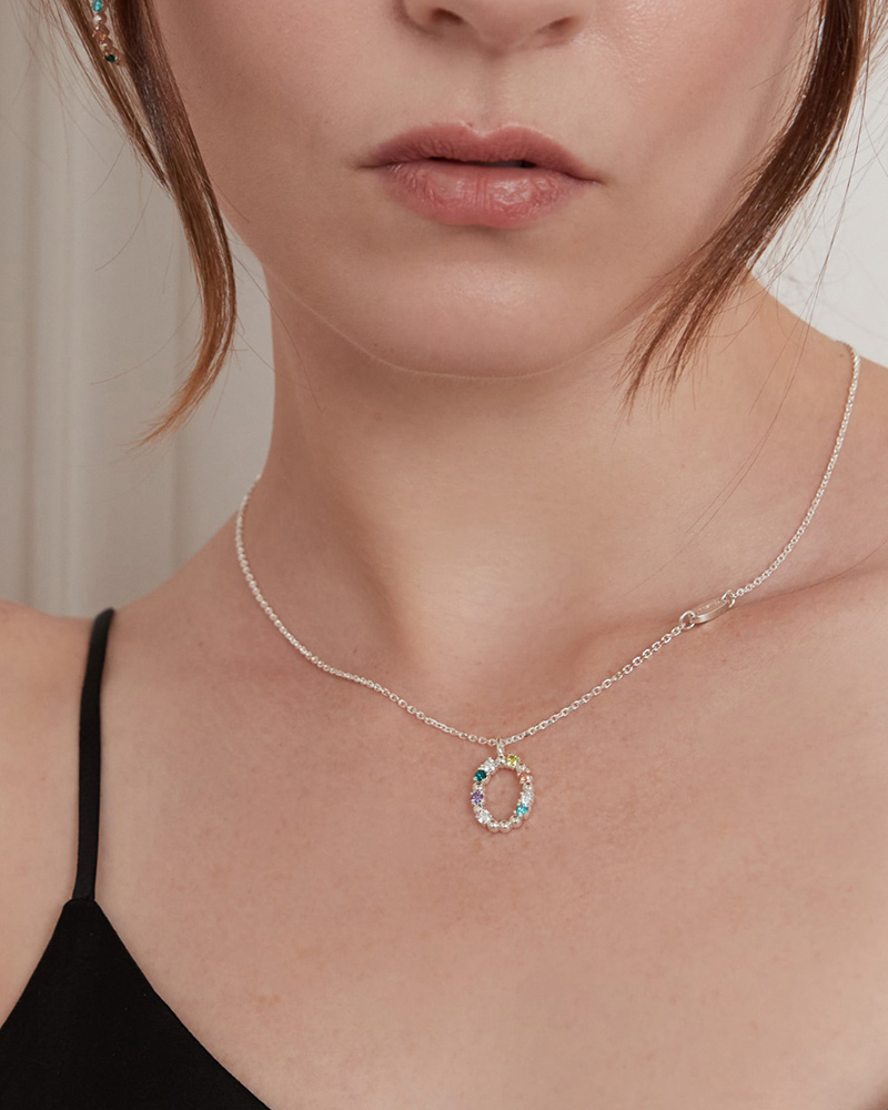 [Silver925] Rainbow Necklace